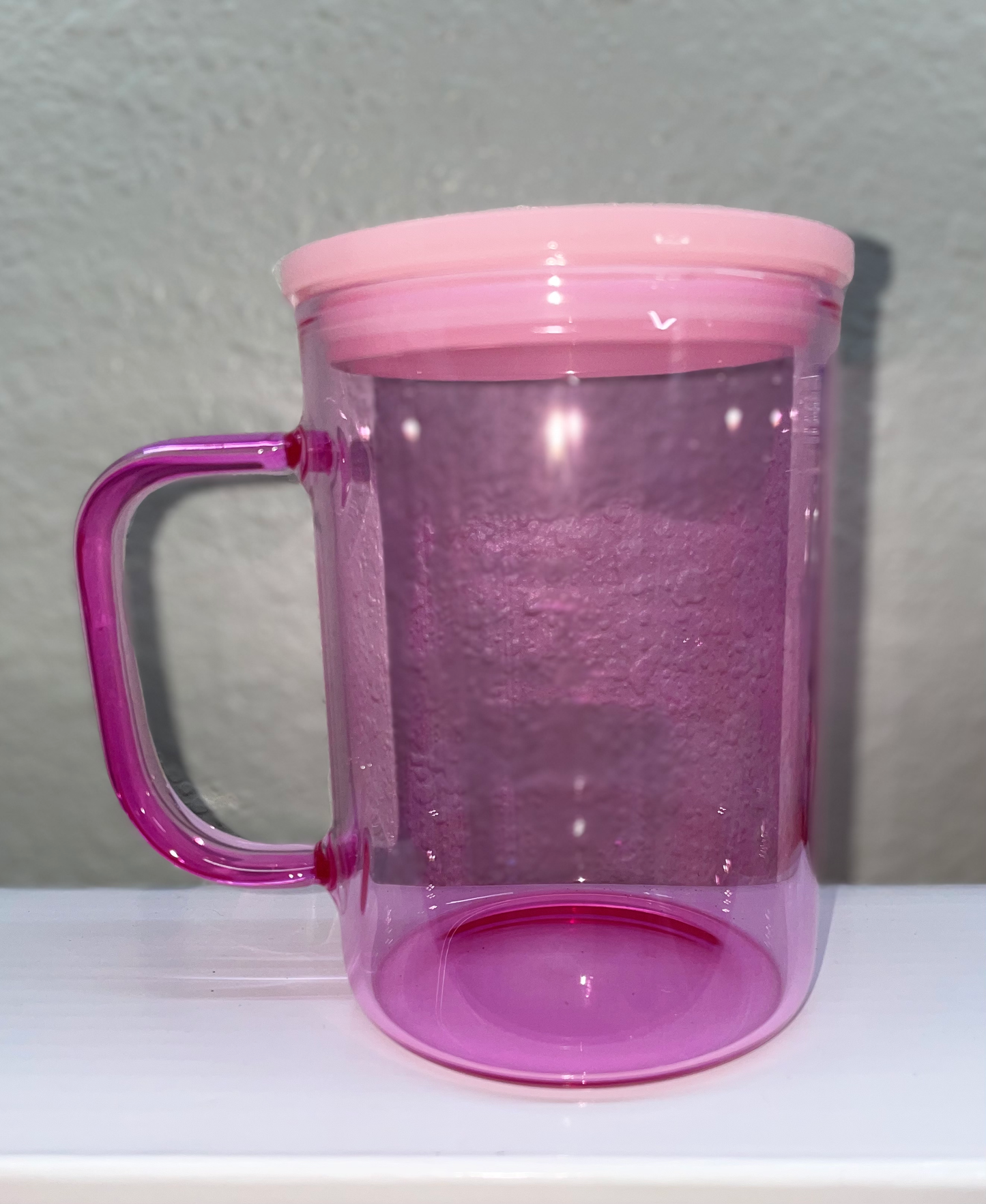 17oz Color Glass Mug