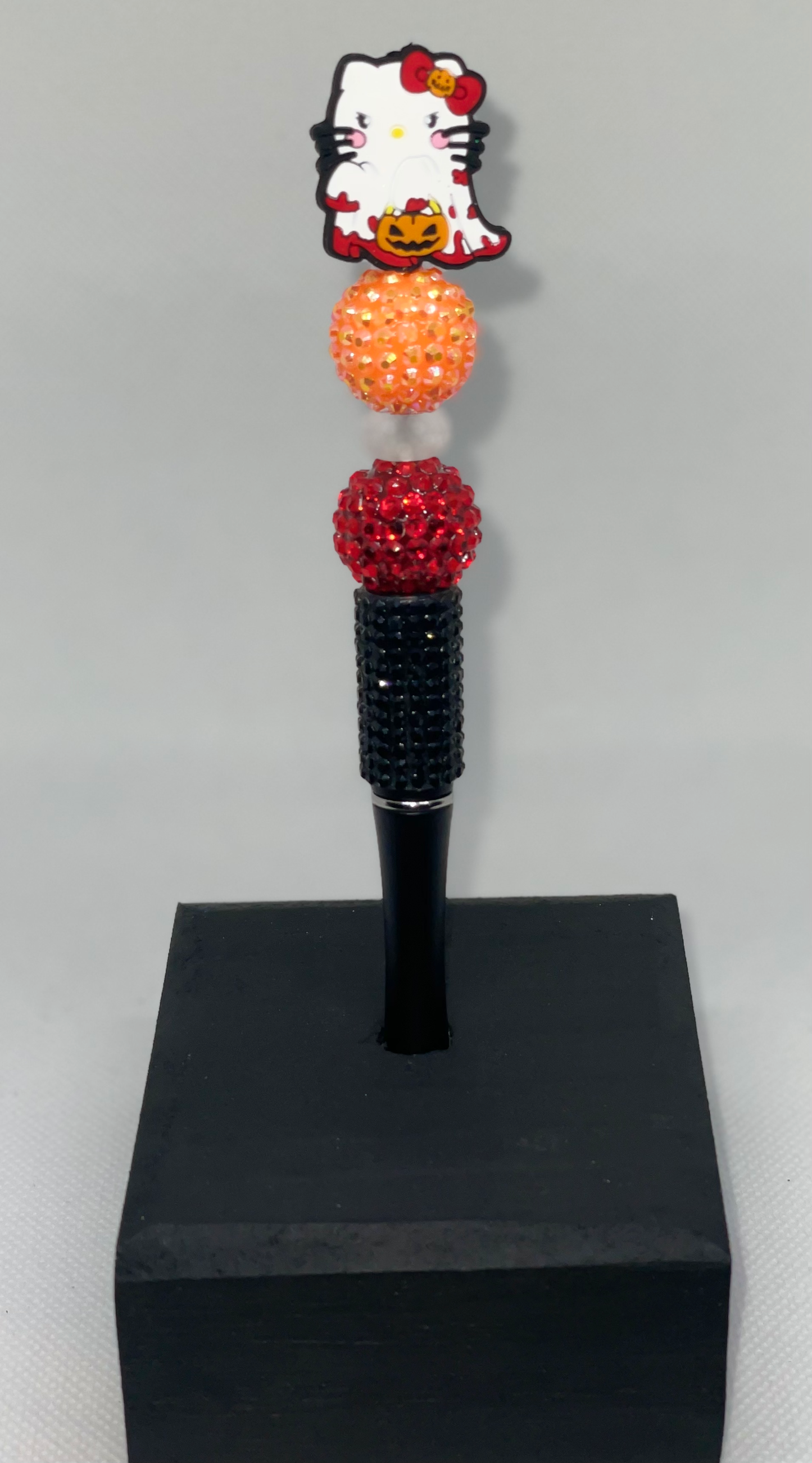 HK Ghost black rhinestone pen