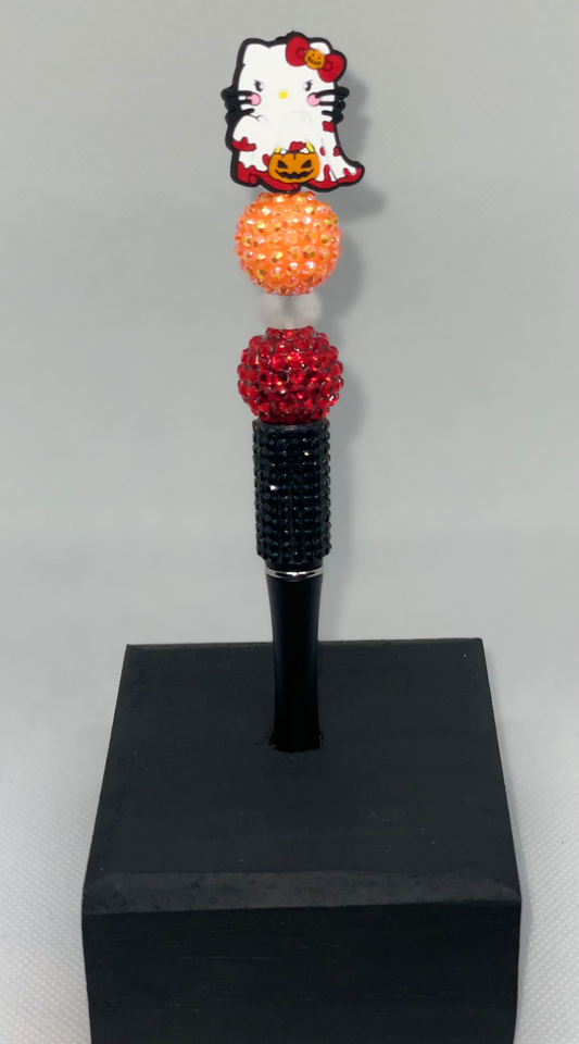 HK Ghost black rhinestone pen