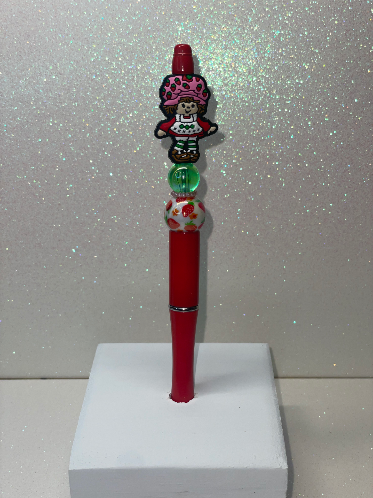 Strawberry girl red pen