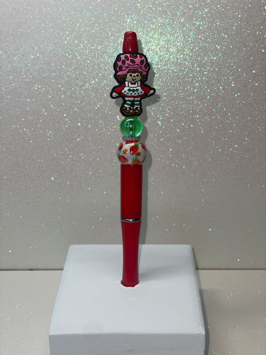 Strawberry girl red pen