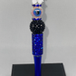3D Mummy blue rhinestone pen
