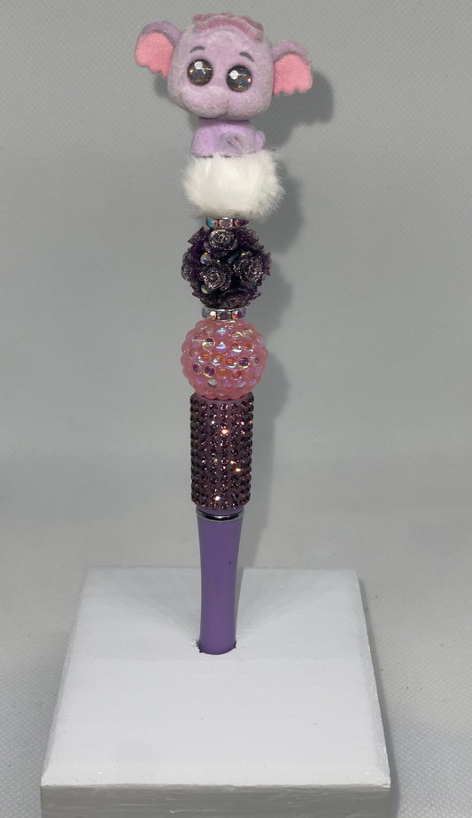 Lumpy doorable rhinestone pen