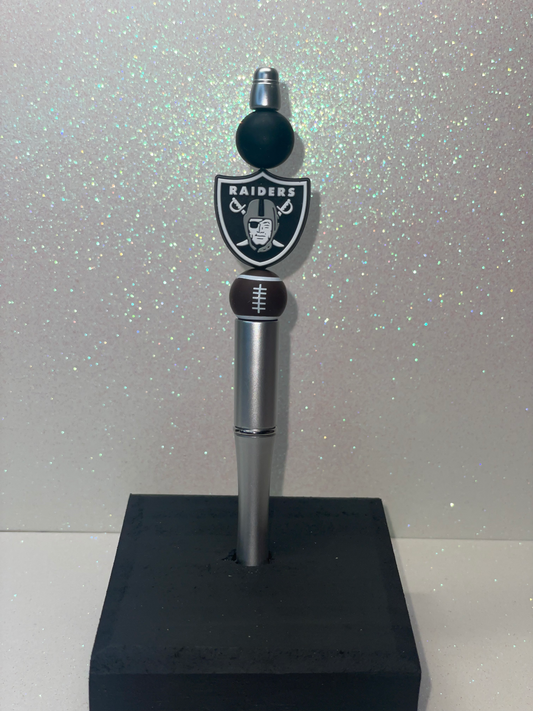 Raiders silver pen