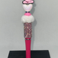 Piglet pink rhinestone pen