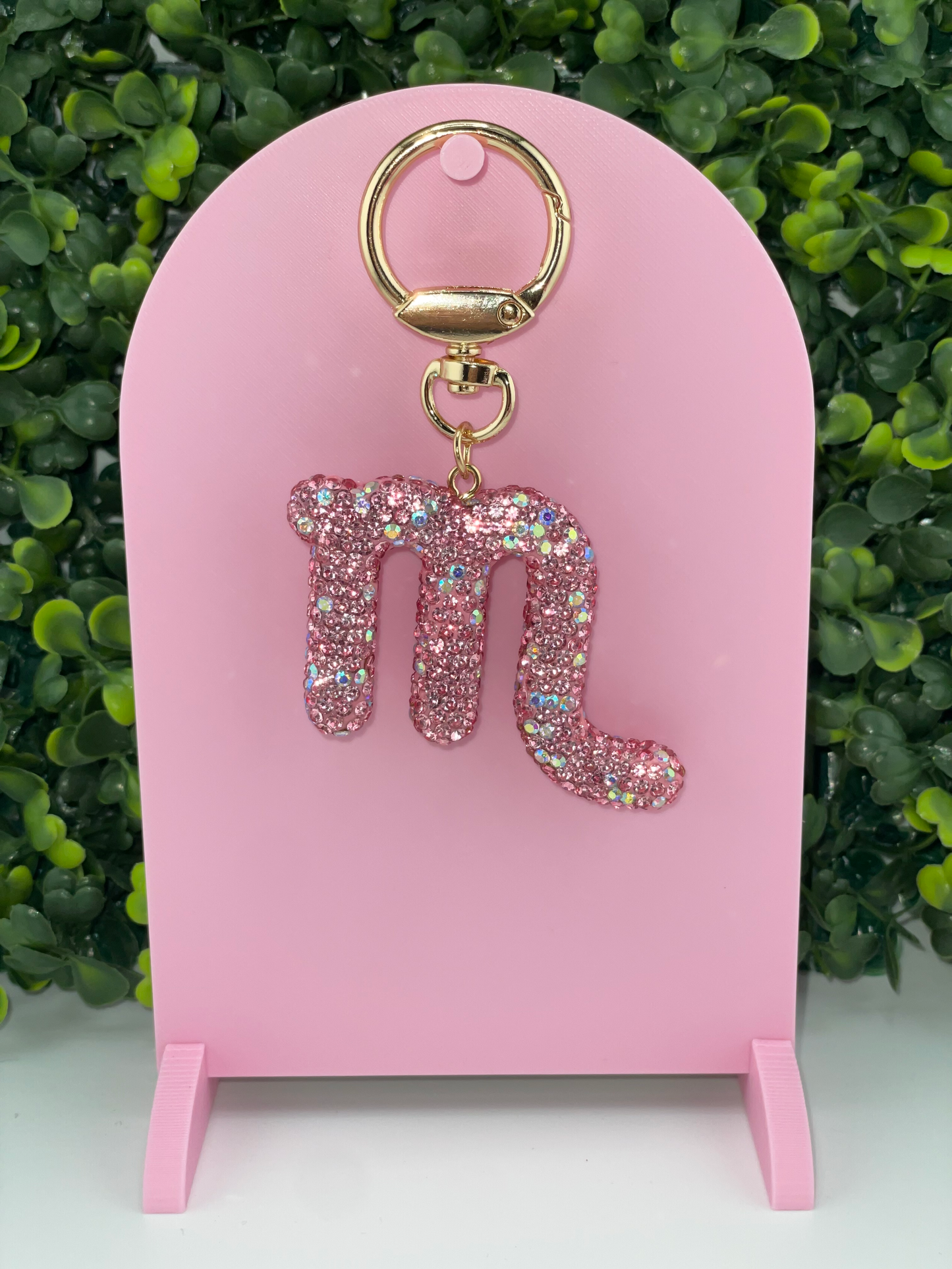 Zodiac Rhinestone Keychain