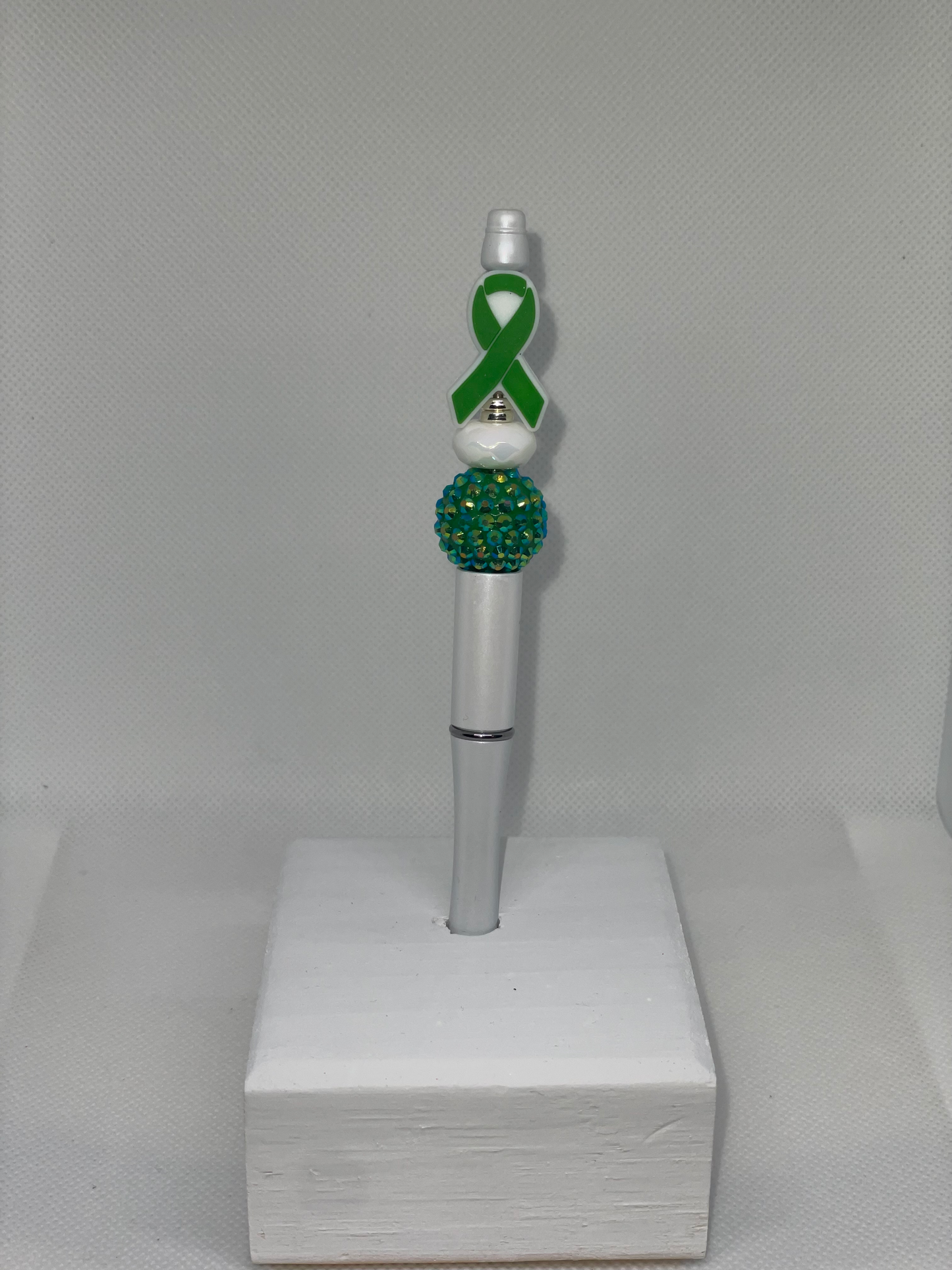 Green Ribbon white pen
