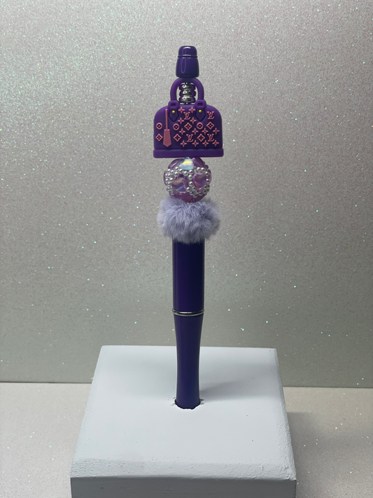 LV Purse purple pen