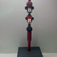 3D M Mouse rhinestone extended red pen