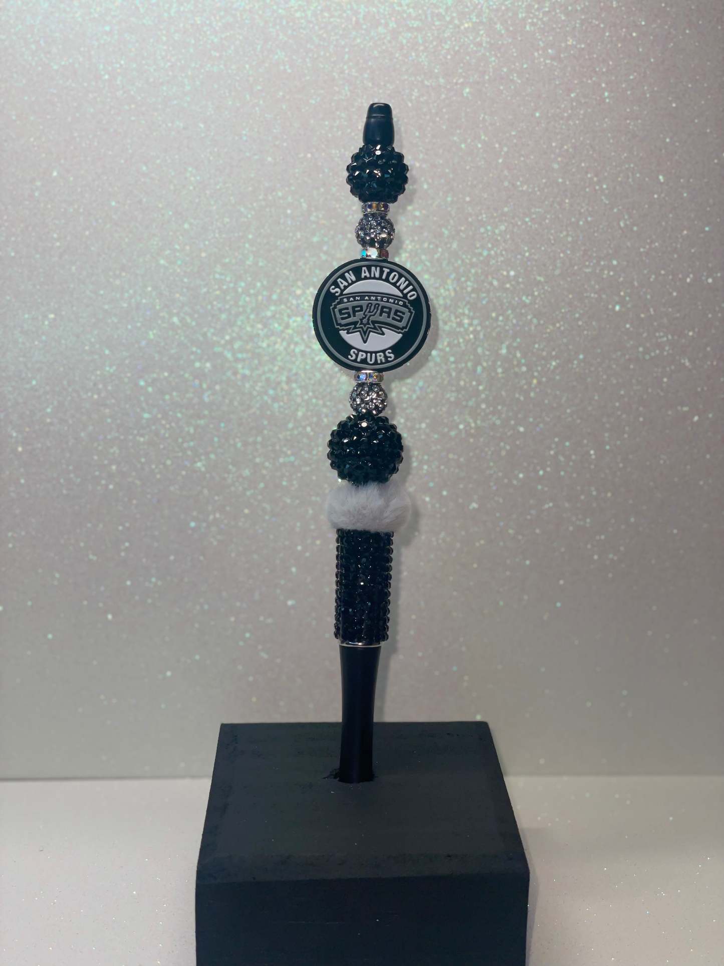 SA Spurs - rhinestone extended pen