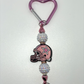 D Cowboys pink helmet rhinestone