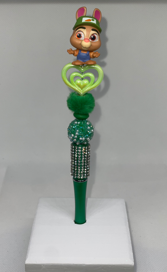 S Hopps doorable rhinestone pen