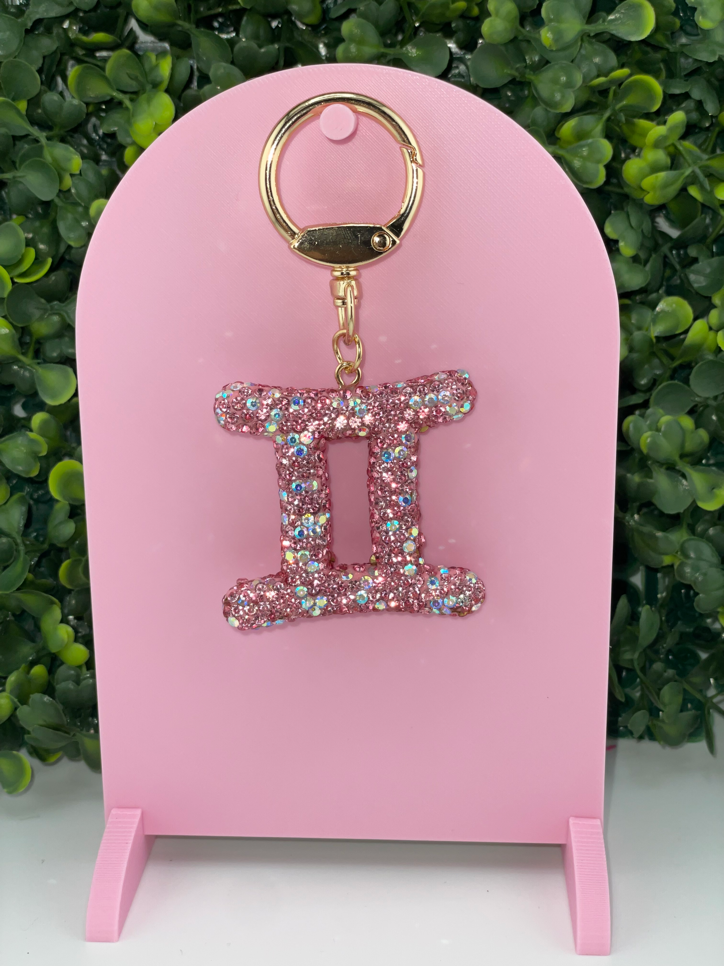 Zodiac Rhinestone Keychain