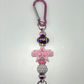 D Cowboys pink football rhinestone