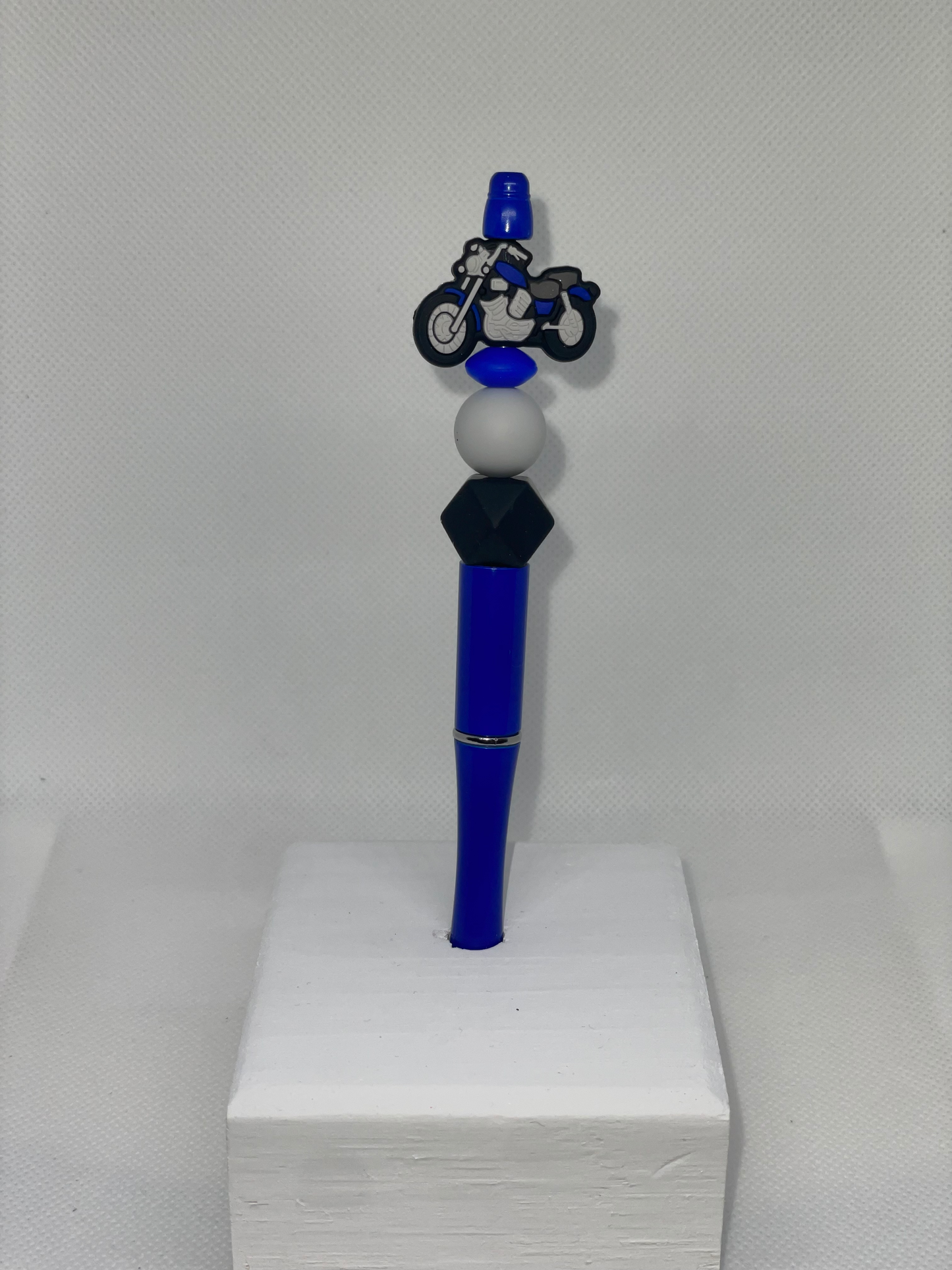 Motorcycle blue pen