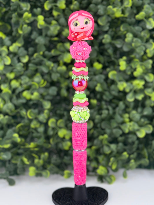 Sally Neon Rhinestone pen