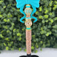 Teal Champagne Bow Pen
