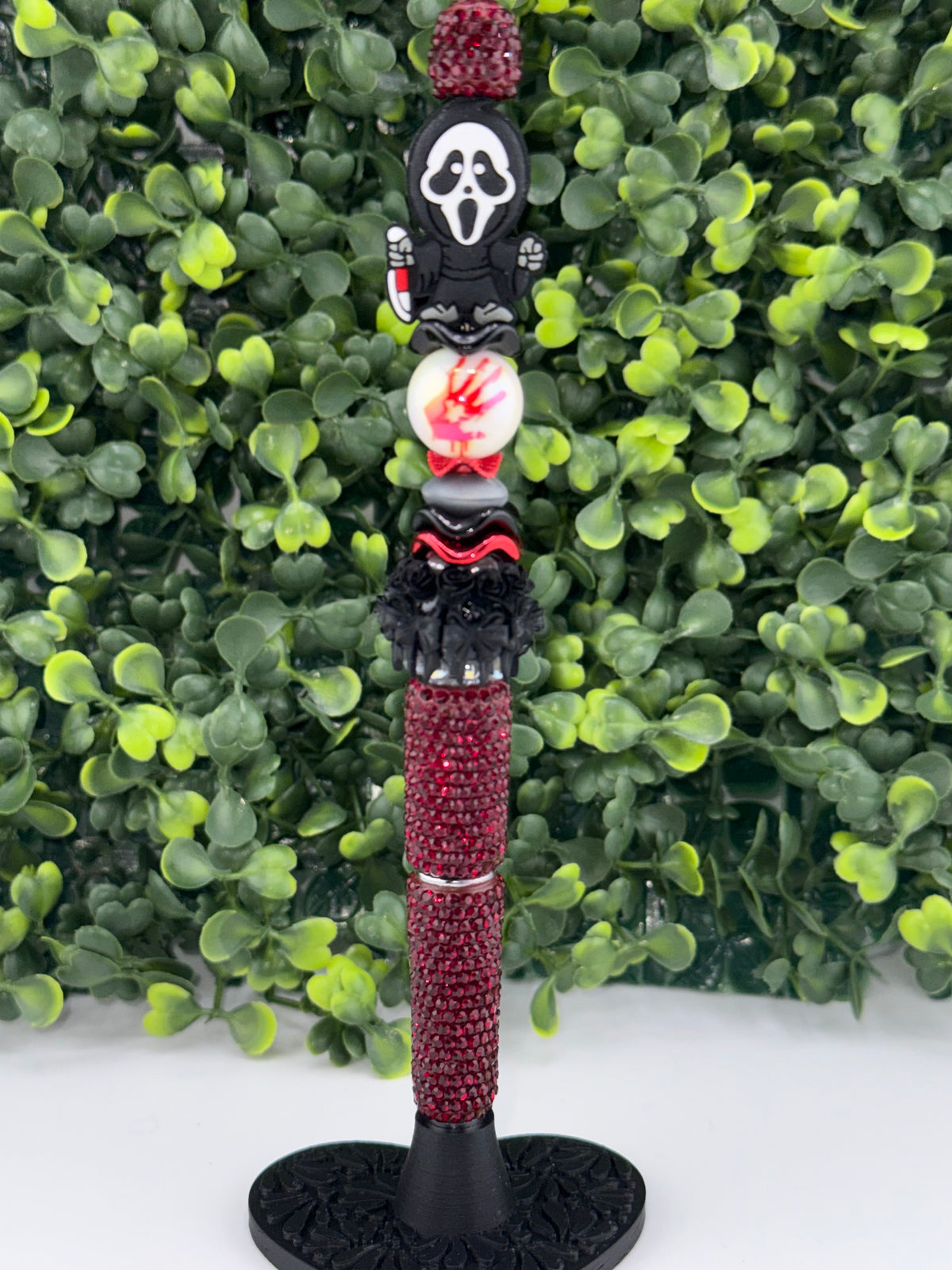 Ghostface Dark Red Rhinestone