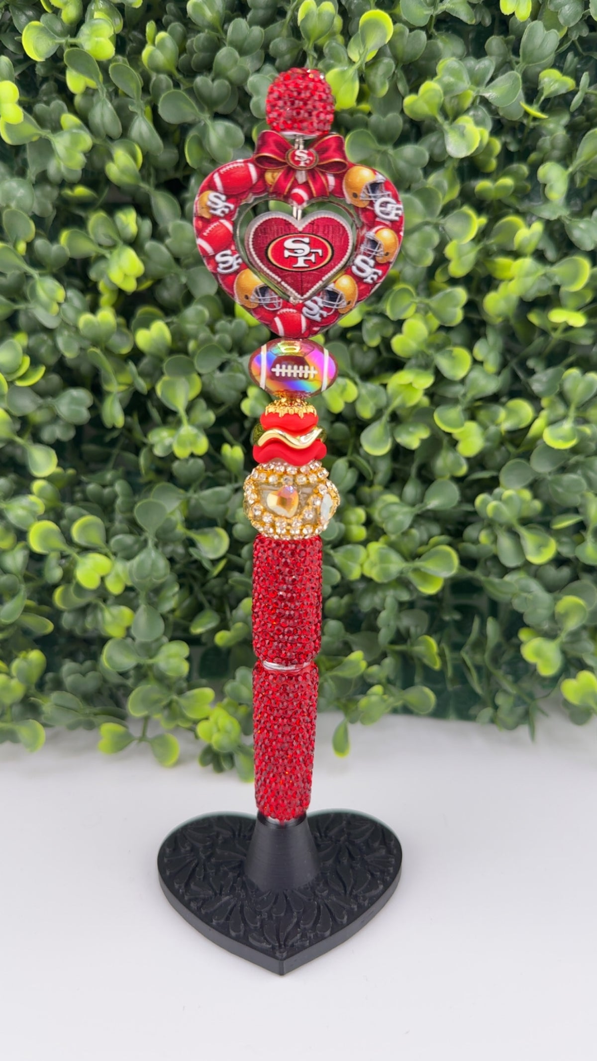 SF 49ers Heart Spinner Pen
