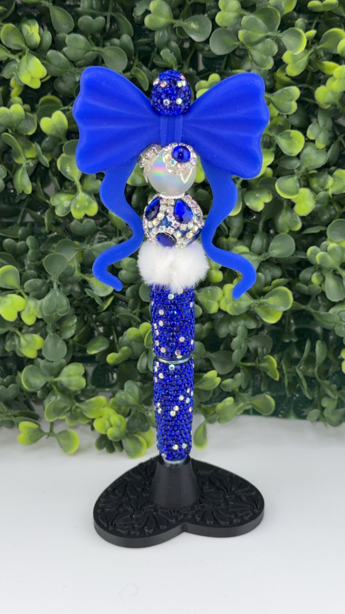 Royal Blue Bow Pen