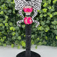Hot Pink and Black Leopard Bow