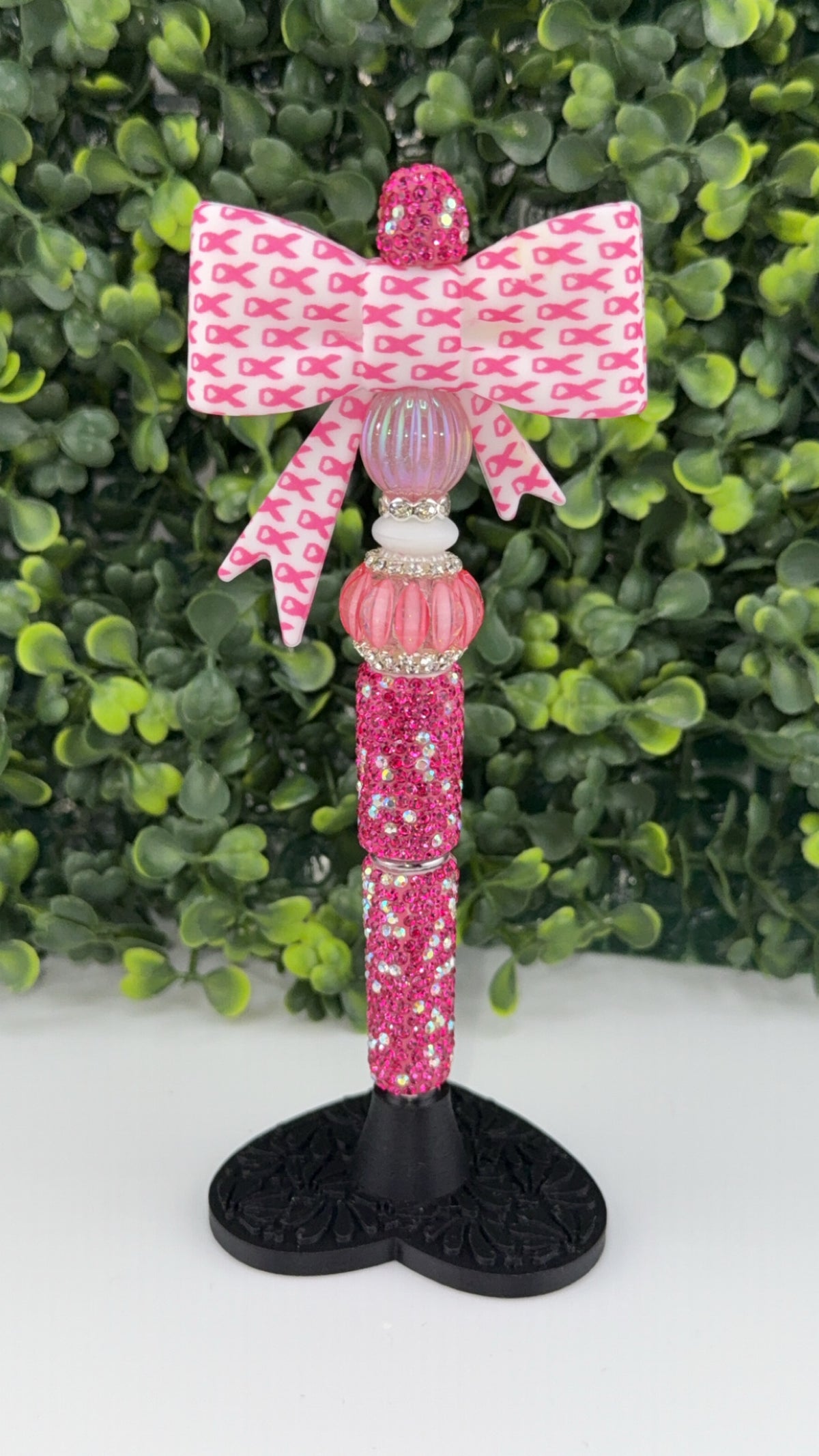 Pink Ribbon Bow pen