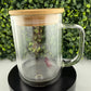 15oz Glass Snowglobe Mug