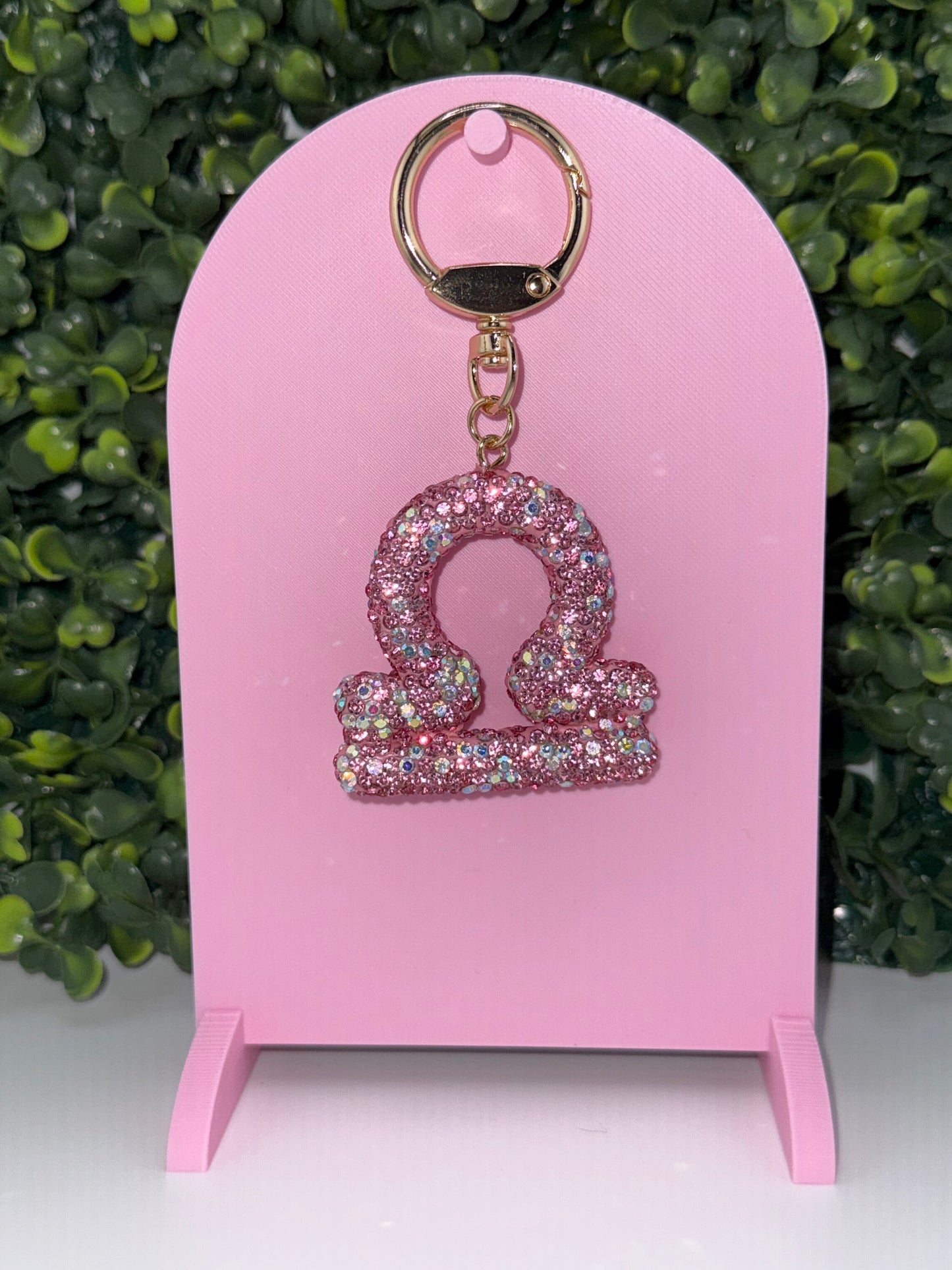 Zodiac Rhinestone Keychain