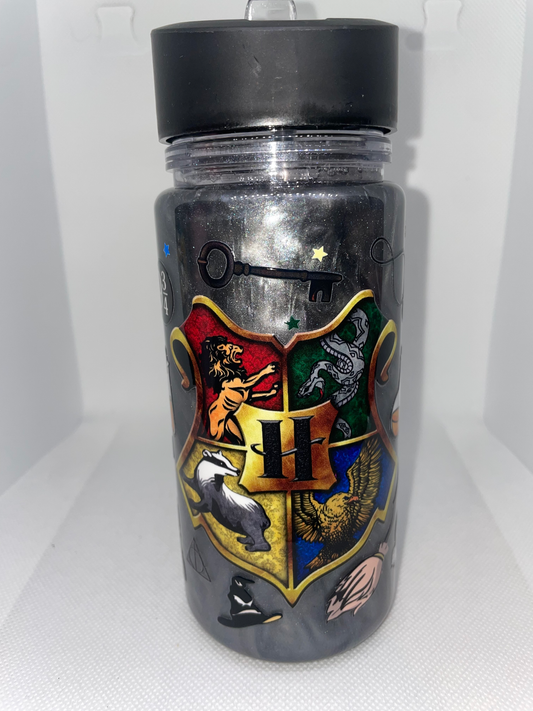 H Potter Gray Mica Sippy