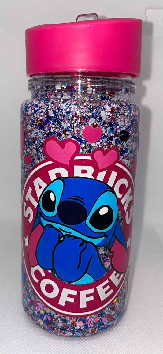Stitch Magenta Sippy